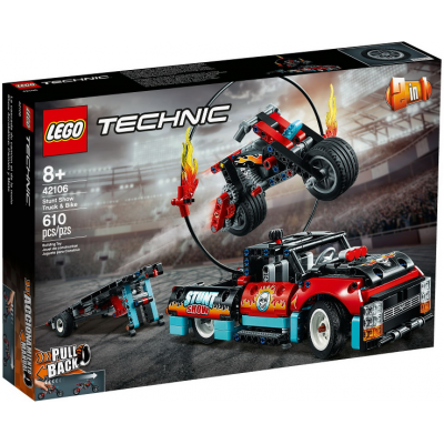 LEGO TECHNIC Le spectacle de cascades du camion et de la moto 2020